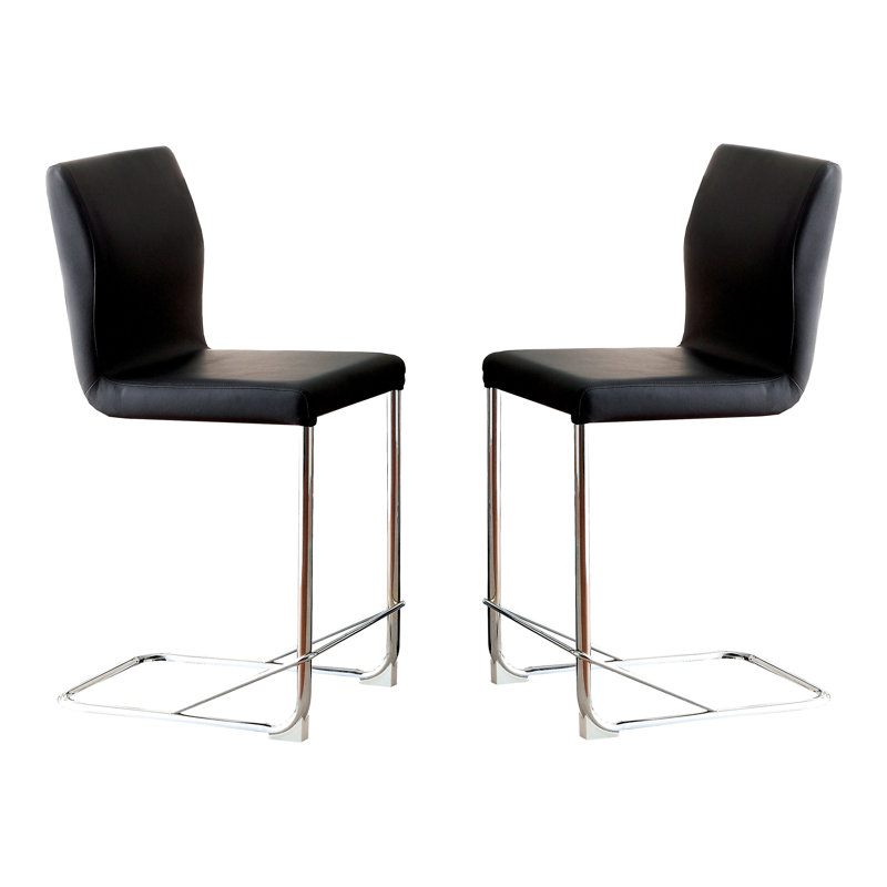 Balwinder 24.25" Counter Stool, Black