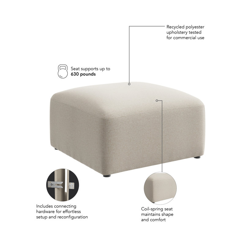 Repose-pieds modulaire Bush Business Furniture Assemble, Avoine