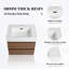 Meuble-lavabo flottant épais de 24 po (RTA)-415460764-415460769