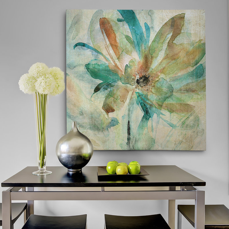 « vif spring », impression sur toile, H 16 po x l 16 po x P 1,5 po, Toile tendue