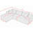 Boneless 108" Modern L-Shaped Compression Sectional Sofa With Chaise Deep Seat Corduroy Upholstered Couch-1463765499