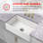 33'' L Single Bowl Fireclay Kitchen Sink-87700341