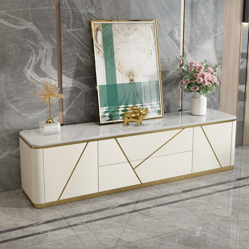 Modern Minimalist Creative TV Cabinet, 20.47"H x 86.61"L x 17.72"W