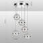 Luminaire suspendu à 5 lumières Adetoun Orb
