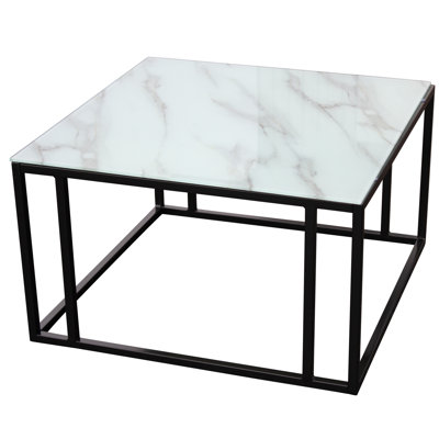 Magnani 75cm Glass Top Console Table