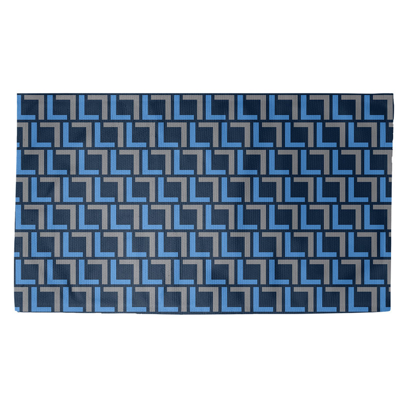 Geometric Indoor Rug, Rectangle 3' x 5'