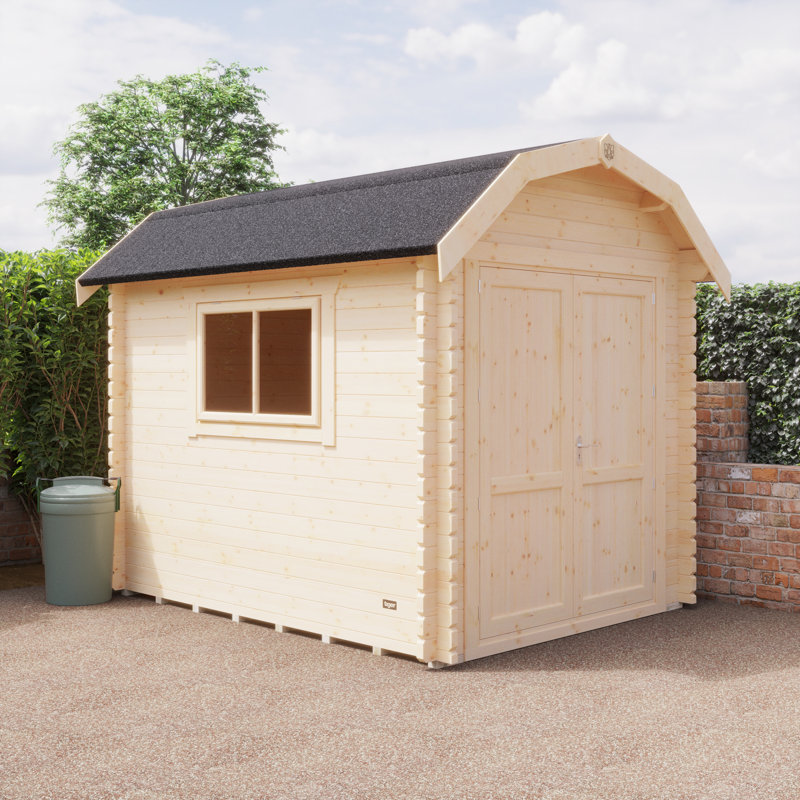 The Thurber Tongue & Groove Log Cabin 10x8w