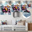 Colourful Formule Car Race Track III - Art mural en métal-1024359886
