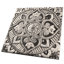 Mandala Decor 7-7/8 In. X 7-7/8 In. Ceramic Wall Tile
