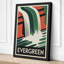 Evergreen Falls Art Deco - Wrapped Canvas-1287664197-1287664203