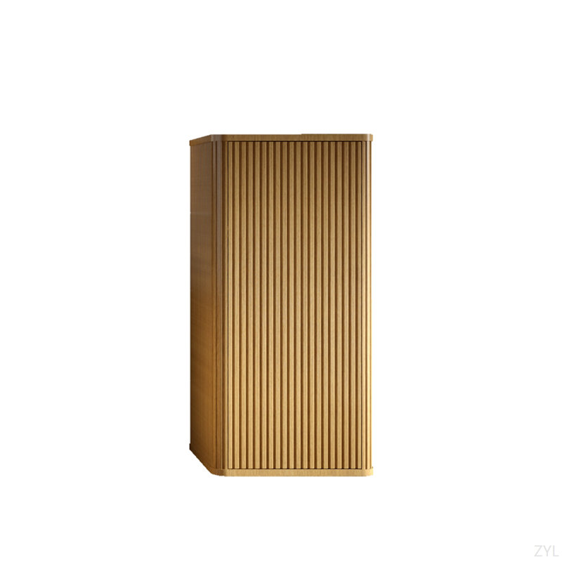 Armoire latérale flottante en chêne pour salle de bain, armoire de rangement murale pour petits espaces, pré-assemblée