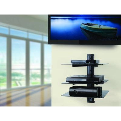Wilhelmina 3 Piece Glass Tiered Shelf