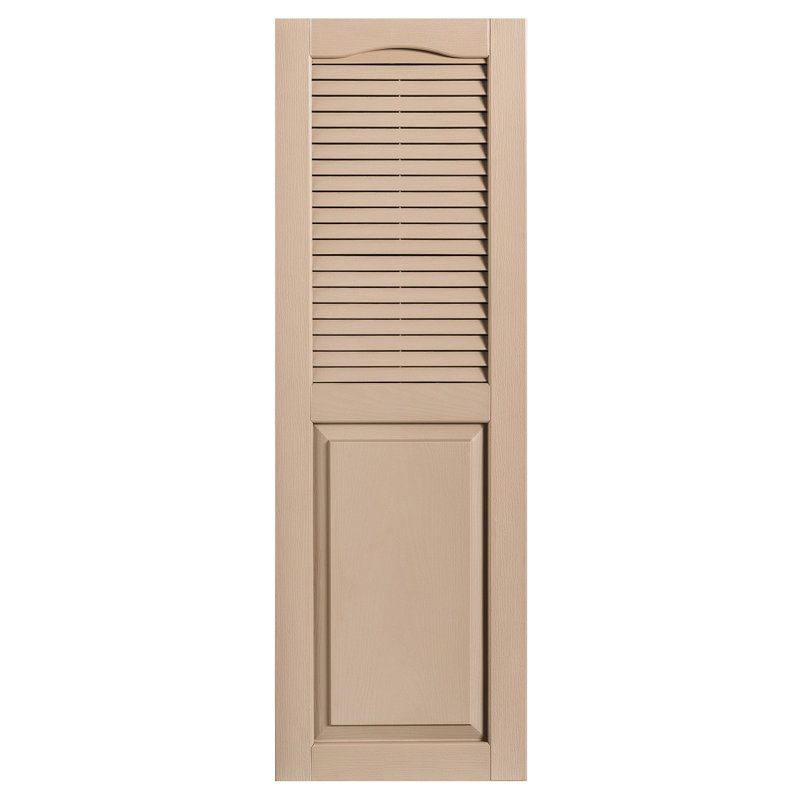Combinaison droite à persiennes combinées, 12 po, 50 po, Grès