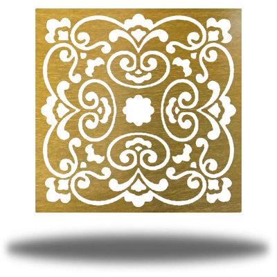 Traditional Plants & Flowers Wall Decor on Metal