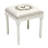 Initial M Vanity Stool, Initials A thru Z available