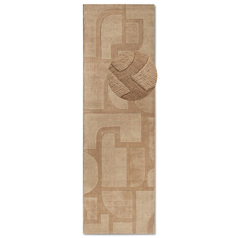 Kollektion 1906 Hand Crafted Hand Loomed Area Rug, Runner 80 x 250cm