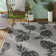 Tommy Bahama Palm Coastal Indoor/Outdoor Area Rug, Charcoal Gray