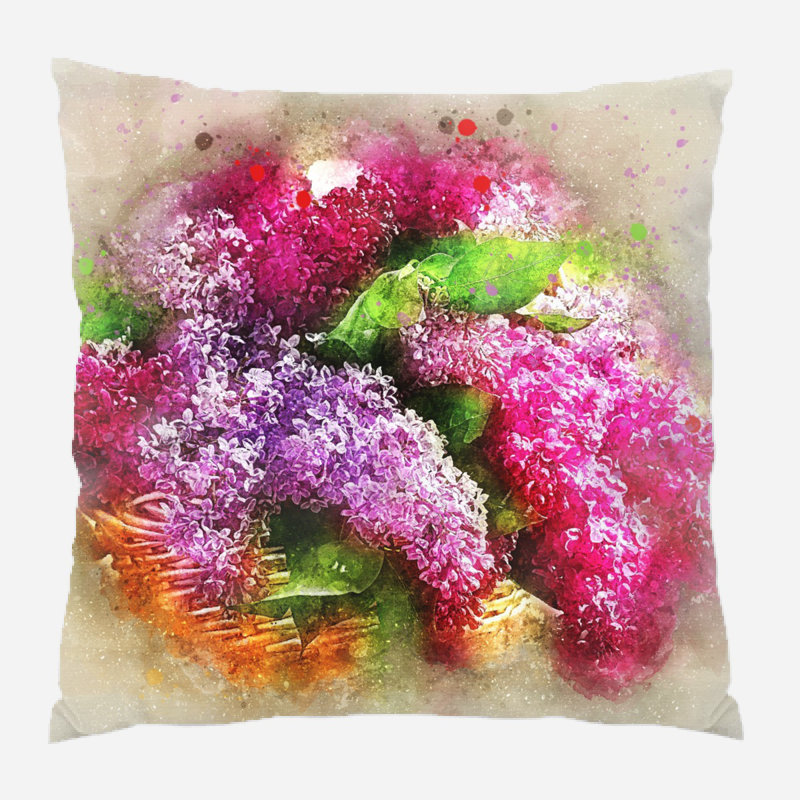 Housse et insert de coussin carré Daubert, Microsuède, Intérieur