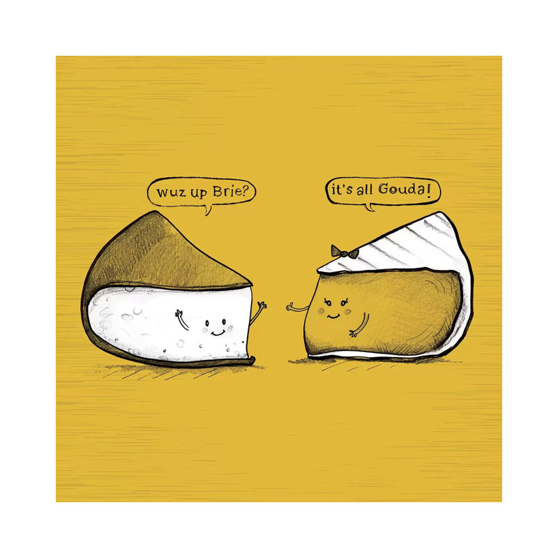 Very Punny VIII by Arrolynn Weiderhold - Wrapped Canvas Print, 45.72 cm H x 45.72 cm W x 3.175 cm D