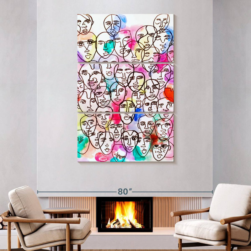 Khadijeh We Us Them, 74" H x 48" W