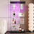 4 Shelves And 2 Doors Glass Display Cabinet With Led Lights, Floor Standing Curio For Living Room, Bedroom, Office, 64.7"X31.7"X14.3", Black - Stylish Storage Collectibles 64.7"X31.7"X14.3"