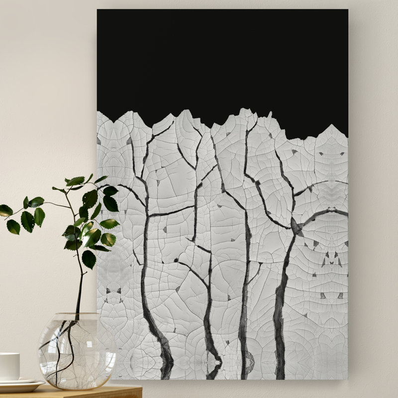 «E Crackled Arbor I», reproduction sur toile, H 48 po x l 36 po x P 1 po, Toile tendue