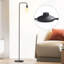 Lampe sur pied arquée industrielle 64,5 po Crimley et ampoule incluse-346394832