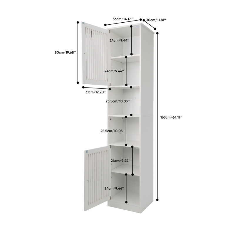 Armoire à linge autoportante