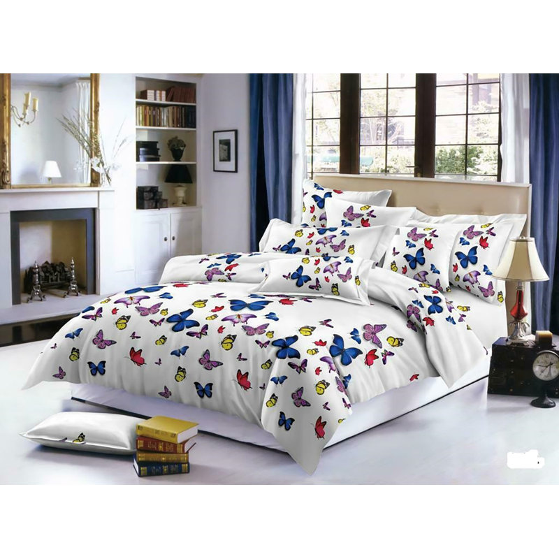 Microfiber Animal Print Duvet Cover Set with Pillowcases, Double - 2 Standard Pillowcases