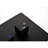 Matte Black Ceiling Mounted Shower For Luxurious Bathing 16" Head System - Black, Hygienic Design-124583788