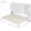 Grand lit escamotable peu encombrant, conception moderne en bois pour un usage domestique