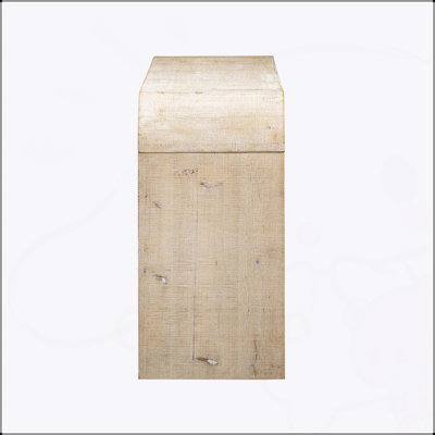 Console polyvalente avec lattes en bois tissé, placage en bois massif pour le vestibule et le salon