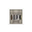 Bari hinged door wardrobe with practical drawers in the middle and handles-98242292-104828273