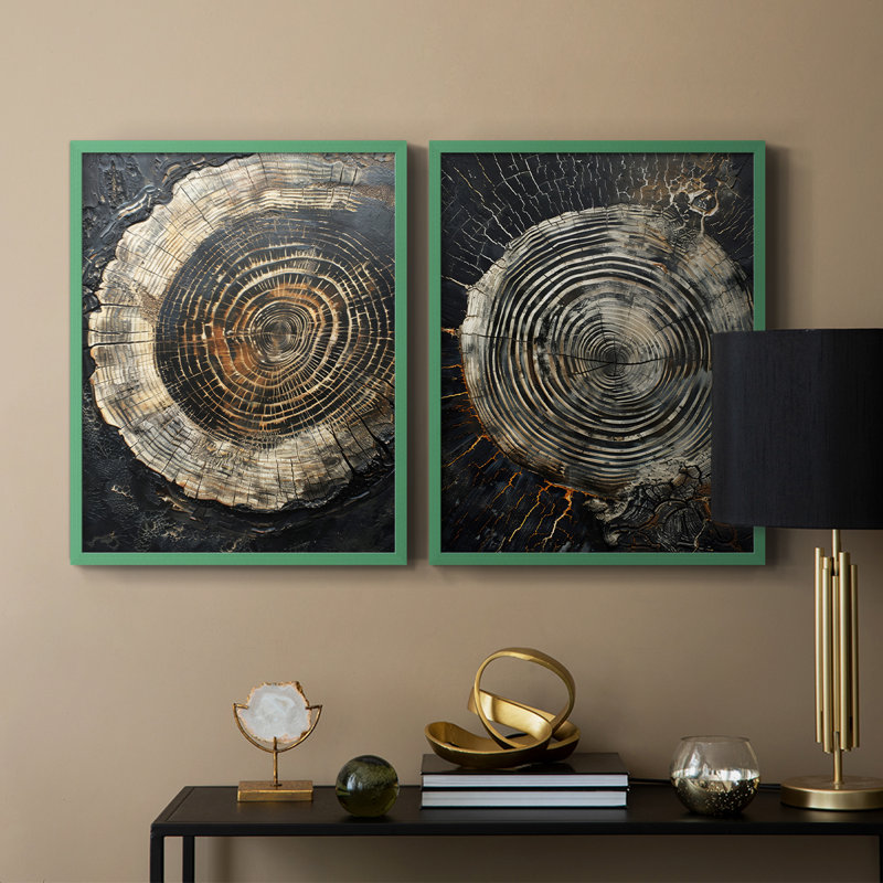 ABSTRACT Series CLX - reproduction encadrée de qualité supérieure - prête à être accrochée - aucun clou requis - aucun clou requis