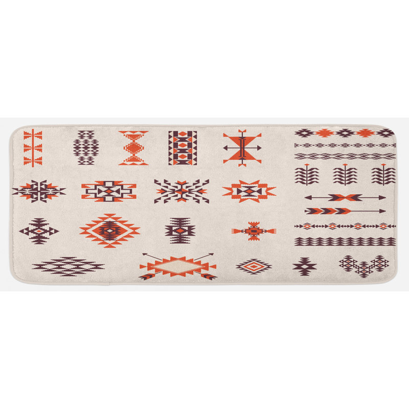 Tapis de cuisine tribal