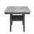 Selena 7-Piece 60" Rectangular Gray Dining Set With 6 Upholstered Chairs And Storage Shelf In Gray Finish-41991816