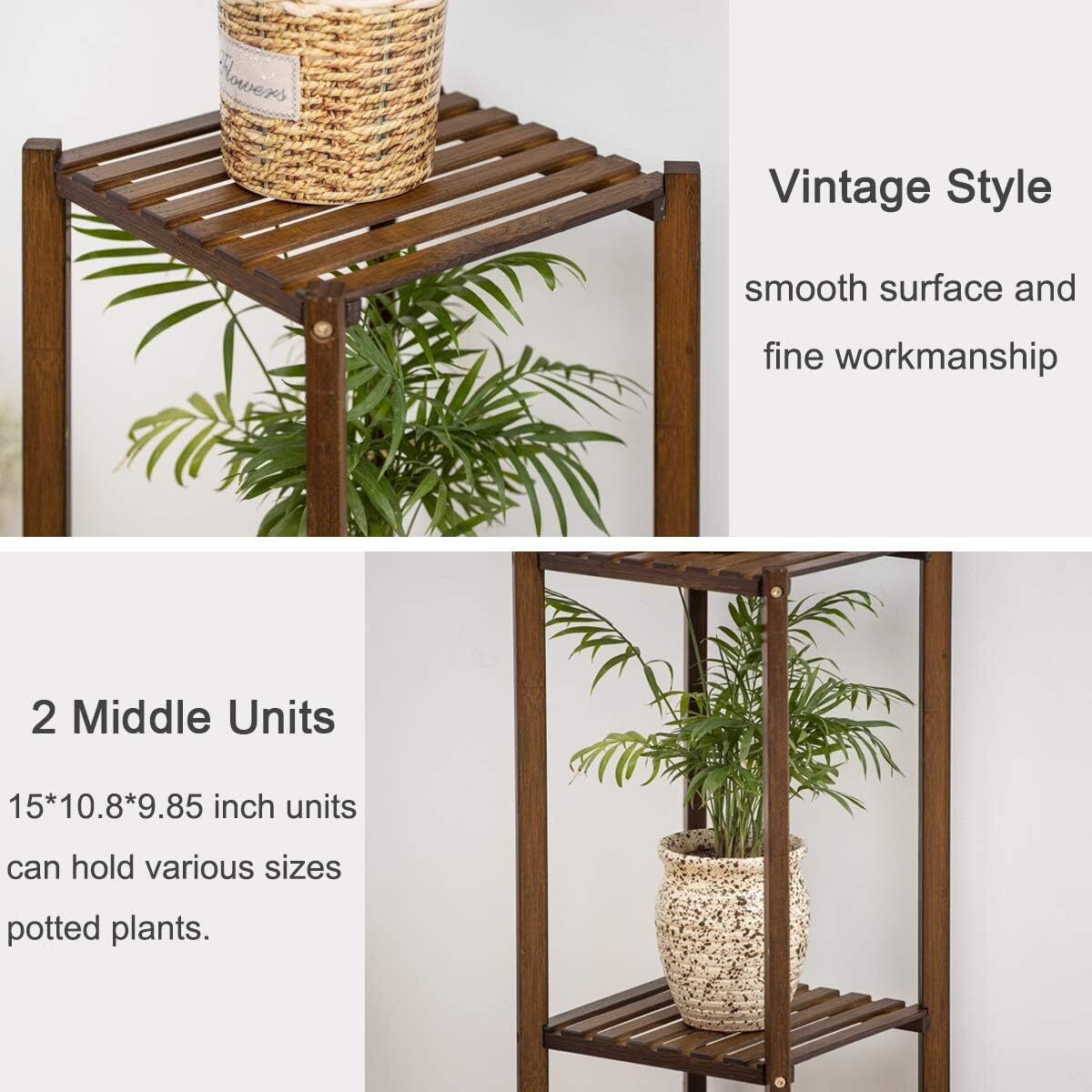 Hokku Designs Bamboo Utility 3 Tier Plant Stand - Wayfair Canada