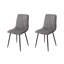 Huetter aspen 1000mm oak foiled round table & 4 fabric chair Set-1966918894-1948480306