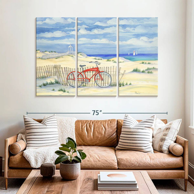 Gillard Beach Cruiser I, 20" H x 33" W