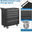 5-Drawer Rolling Tool Chest with Wheels & Lock System, Portable Tool Storage Cabinet for Garage