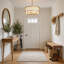 Lustre cylindrique à 6 lumières avec abat-jour l 20 po (l) 20 po (l)-1479864010