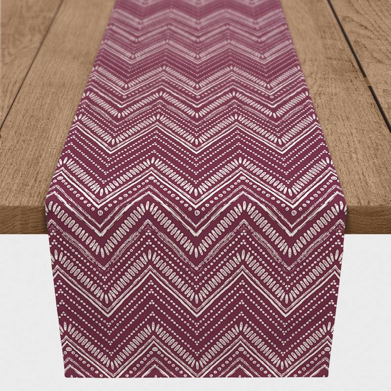 Chemin de table Clarra, Mauve, 90 po x 16 po