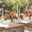 2 pièces fleurs de centre de table de mariage rose, décor de mariage de fleurs artificielles pour la réception de table, bureau de table, manteau de cheminée, allée, fausses fleurs, décorations de mariage pour la Saint-Valentin (sans vase)