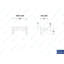 6 po X 10 po Tablette murale en acier inoxydable