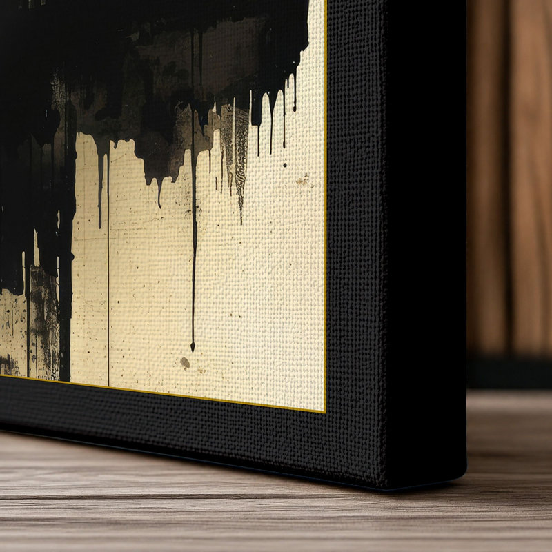 Urban Verticals Industrial - Wrapped Canvas, 18x12 - 45.7 x 30.5 cm, Black Border
