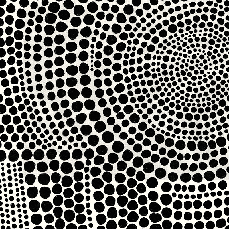 " Clustered Dots B " Painting Print, 28" H x 22" W x 1.5" D