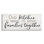 «Kitchen & Family Sensful Quote Birch Texture» par Susie Boyer - Art textuel sur toile sans cadre