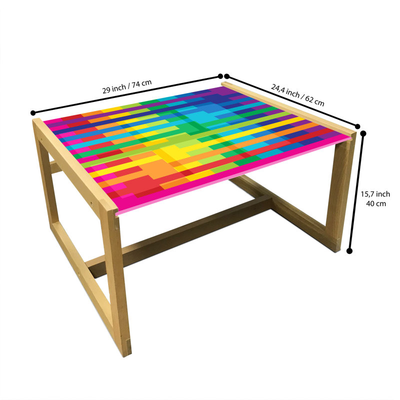 Jamalia Sled Coffee Table, 62cm H x 74cm W x 40cm D