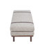 Banc rembourré Azayvion avec base en bois-1157414005