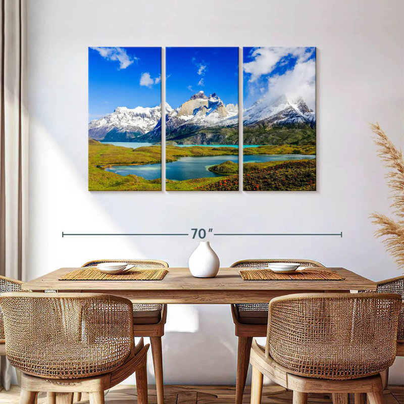 Alvord Breathtaking Torres Del Paine, 36" H x 57" W